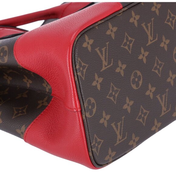 Louis Vuitton Flandrin Triple Compartment Satchel Monogram Brown Cerise M41596 - Picture 11 of 14